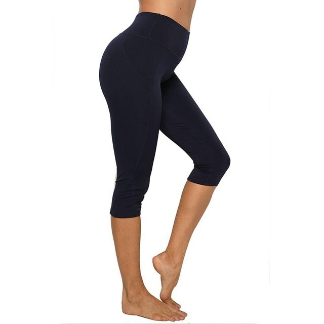 Buy Women's Yoga Pants with Pockets, High Waist Tummy Control Leggings,  Workout 4 Way Stretch Capri Yoga Leggings Online at desertcartSeychelles